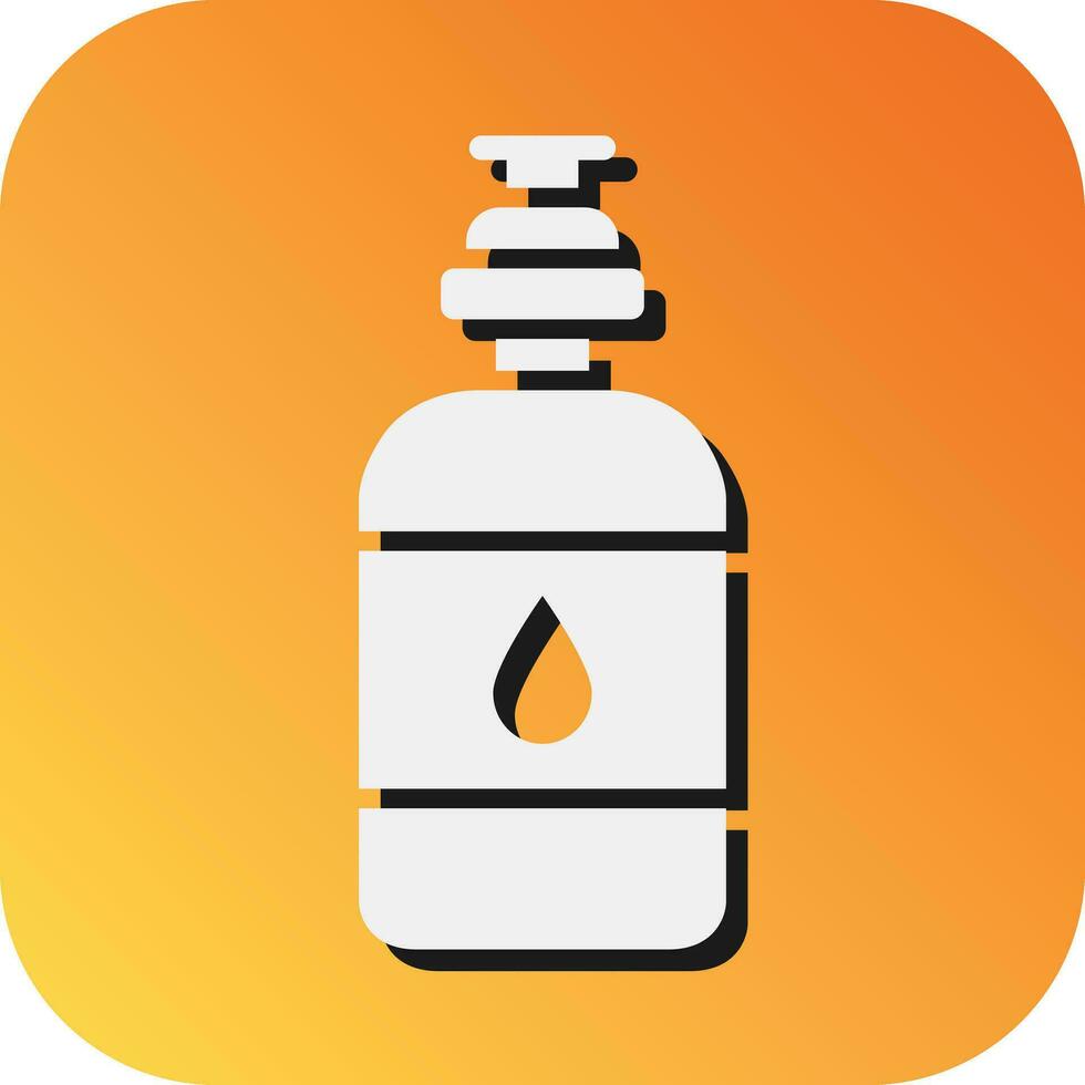 garrafa de agua vetor glifo gradiente fundo ícone para pessoal e comercial usar.