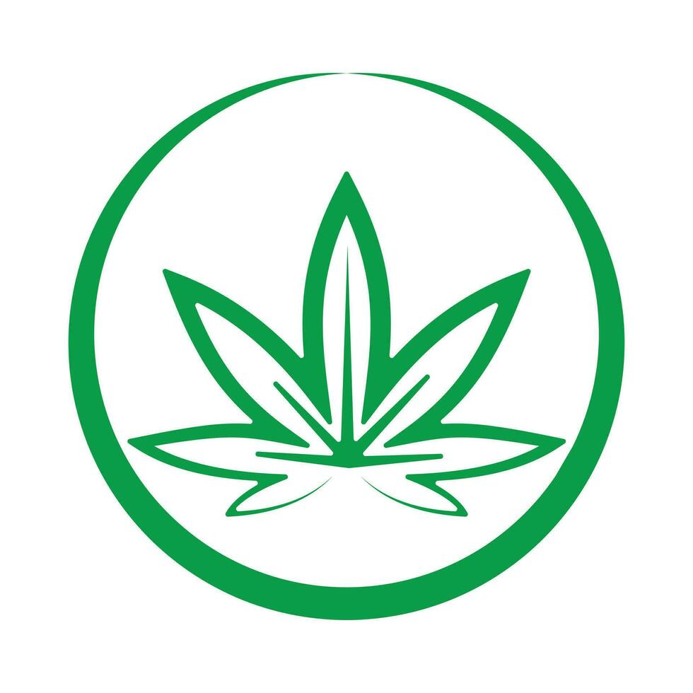 cannabis folha logotipo Projeto. vetor cânhamo luxo moderno logotipo ícone placa. logótipo para cbd óleo maconha rótulo