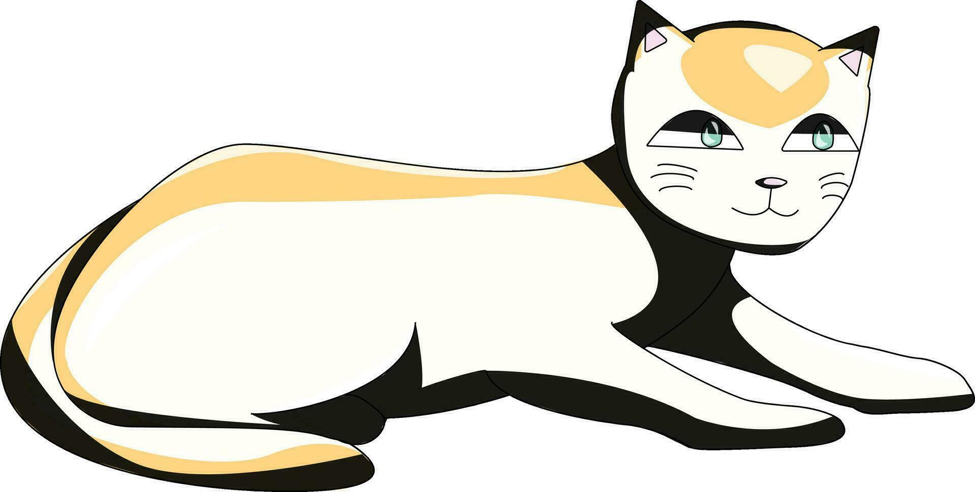 gato gatinho vetor ilustração desenhando desenho animado fofa