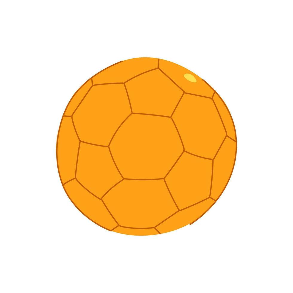 Preto futebol bola desenho animado vetor ilustração