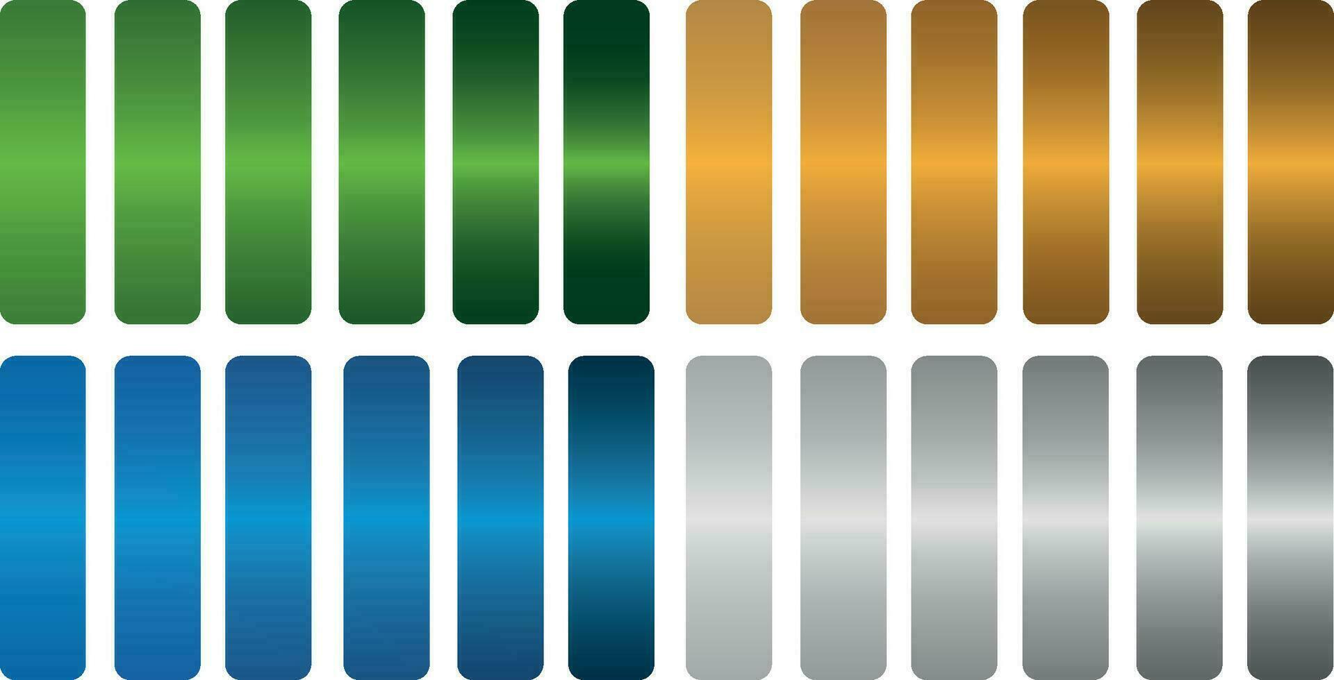 metálico cor gradiente editável Arquivo vetor