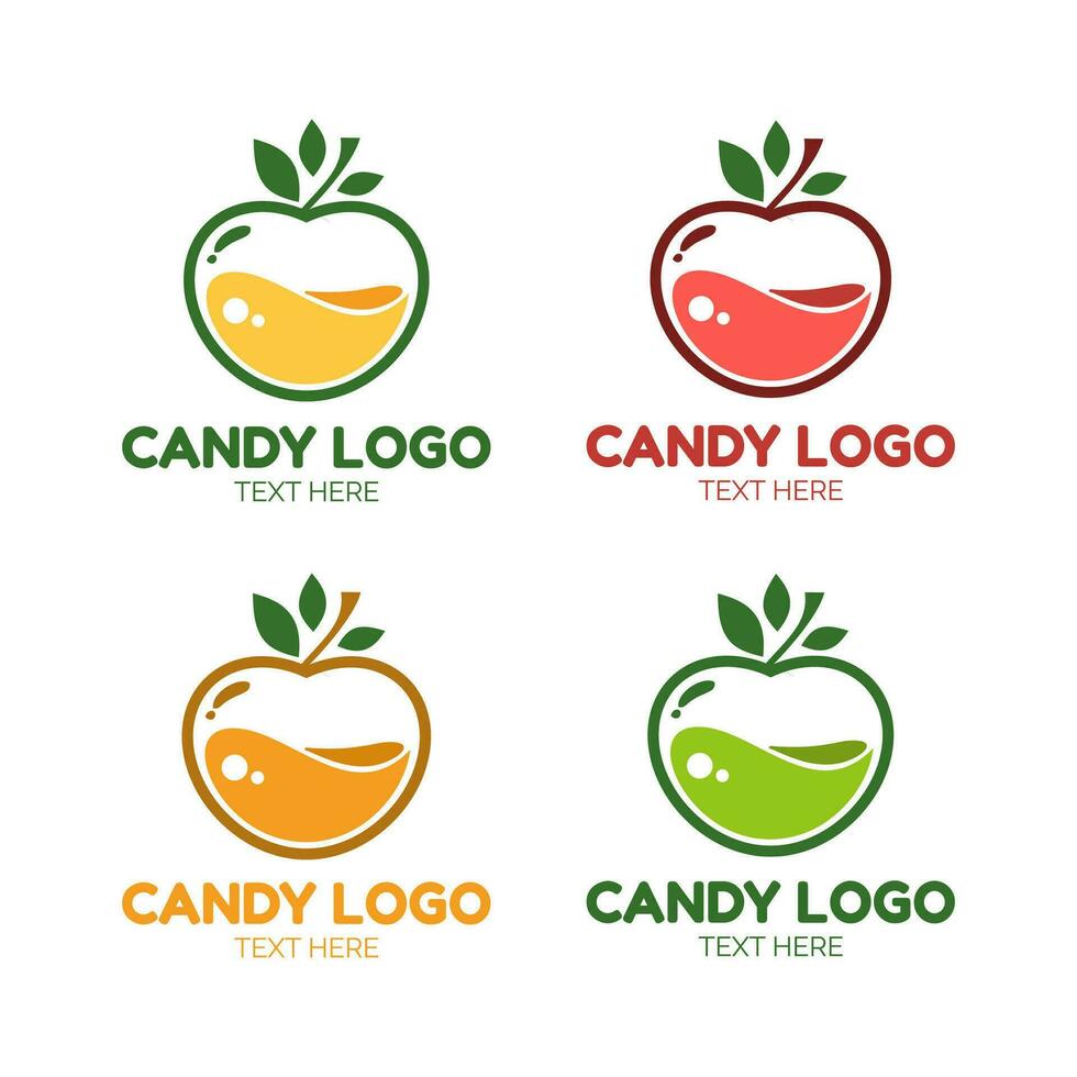 fruta poção líquido suco logotipo simples conceito Projeto vetor ilustração