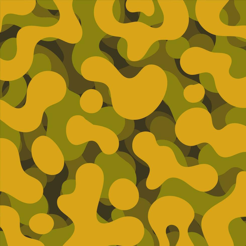amarelo verde cor fluido arte abstrato fundo conceito Projeto vetor ilustração