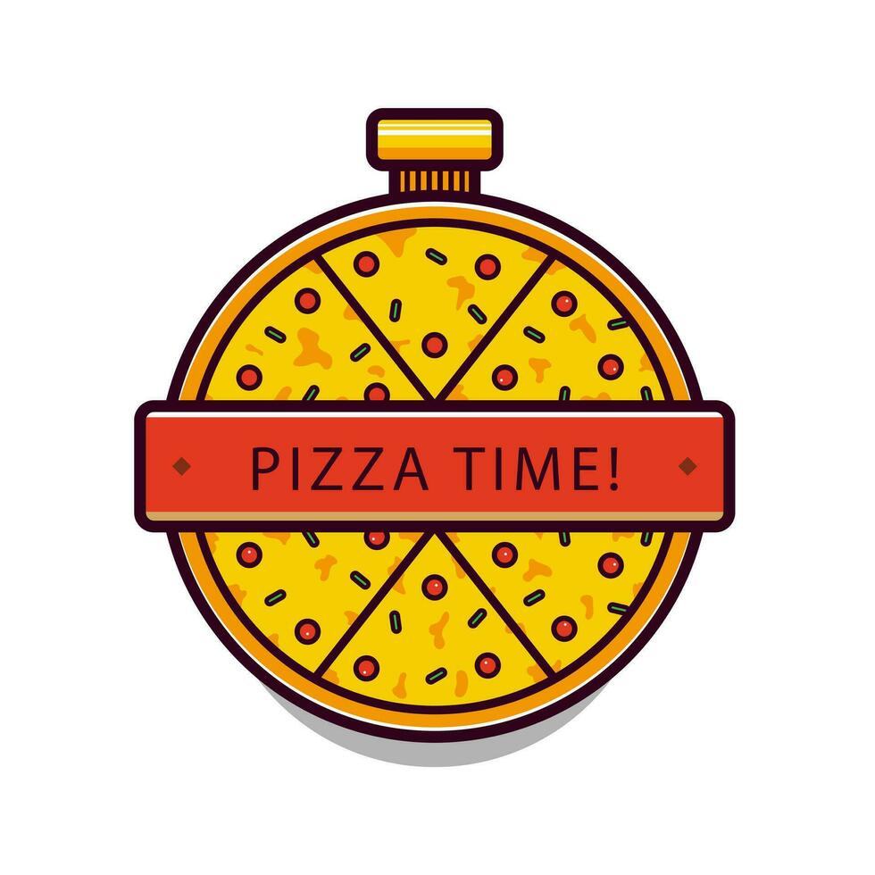 pizza vetor logotipo pizza Tempo