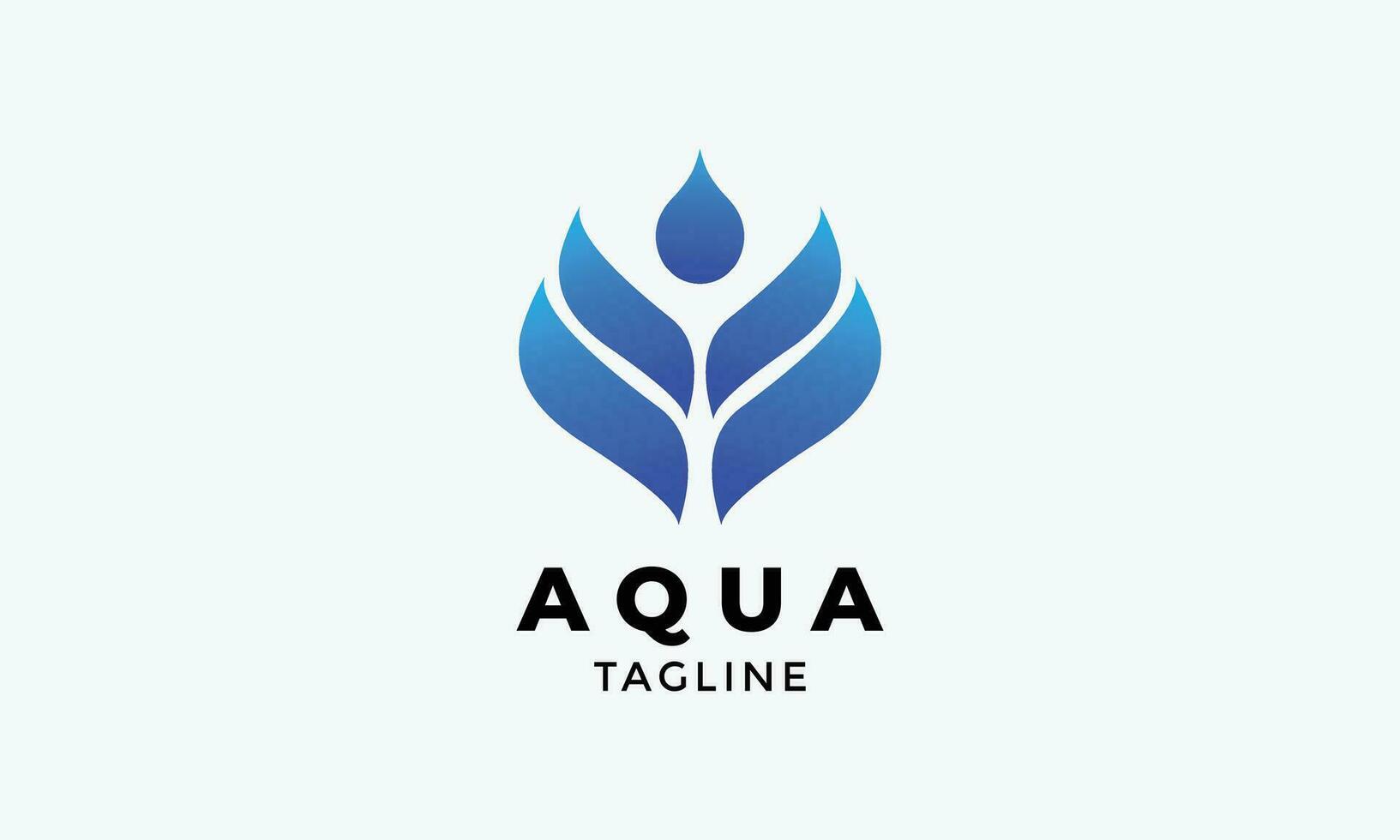 minimalista logotipo água gotejamento fluido respingo onda oceano forma beber natureza fresco pureza aqua energia legal Projeto vetor