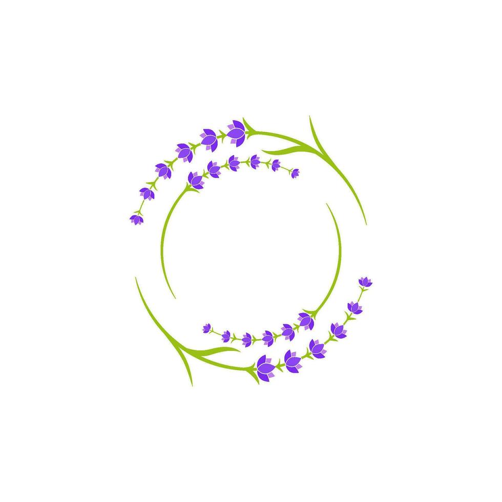 ilustração de ícone de vetor de flor de lavanda