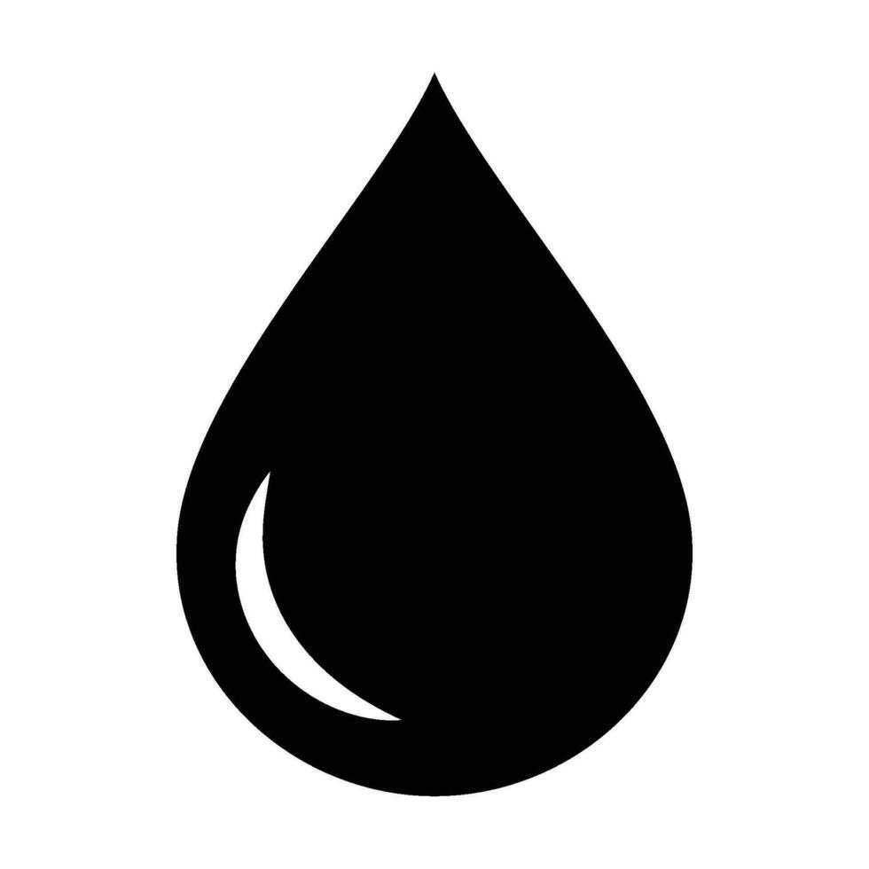 ícone de gota d'água vetor