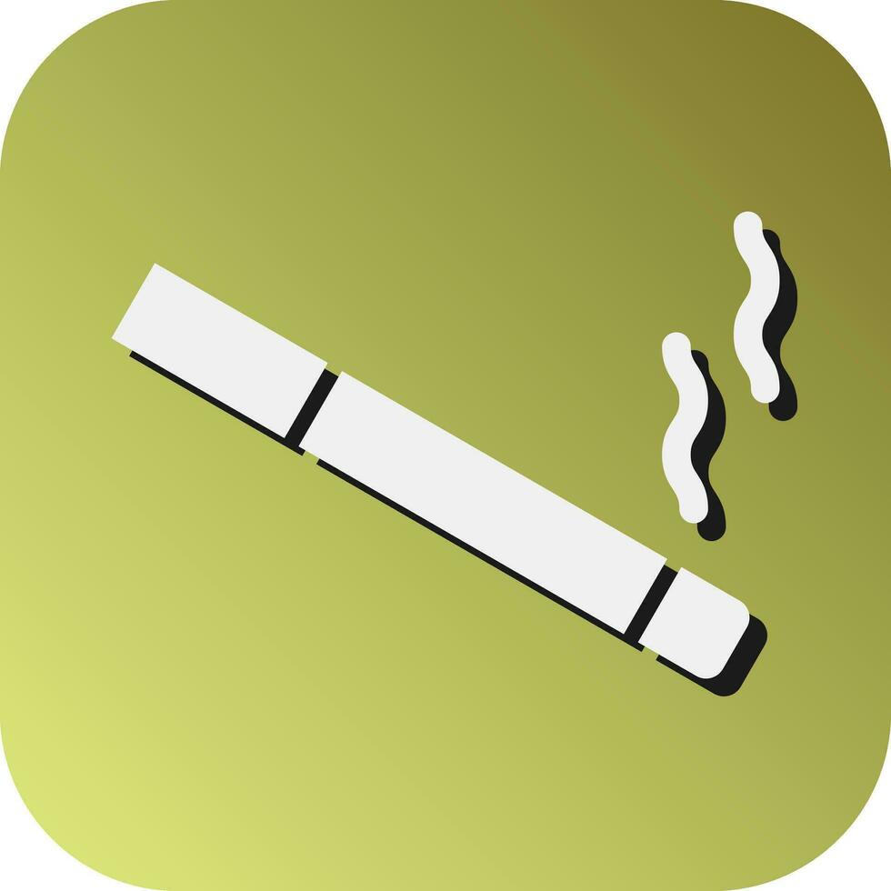 cigarro vetor glifo gradiente fundo ícone para pessoal e comercial usar.