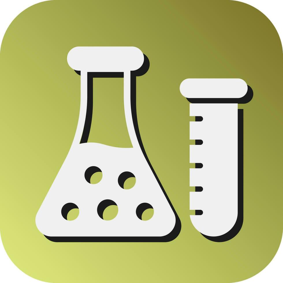 química vetor glifo gradiente fundo ícone para pessoal e comercial usar.