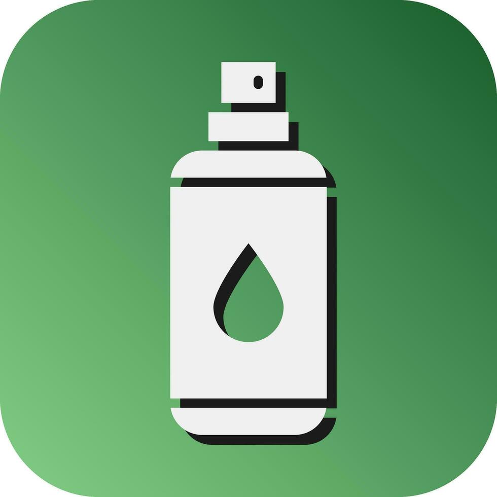 spray vetor glifo gradiente fundo ícone para pessoal e comercial usar.