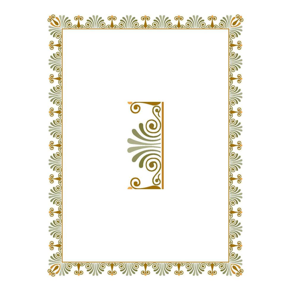 vintage floral clássico caligráfico retro vinheta rolagem quadros ornamental Projeto elementos Preto e cor conjunto isolado vetor