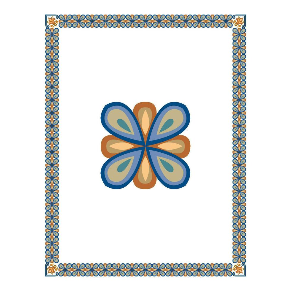 vintage floral clássico caligráfico retro vinheta rolagem quadros ornamental Projeto elementos Preto e cor conjunto isolado vetor