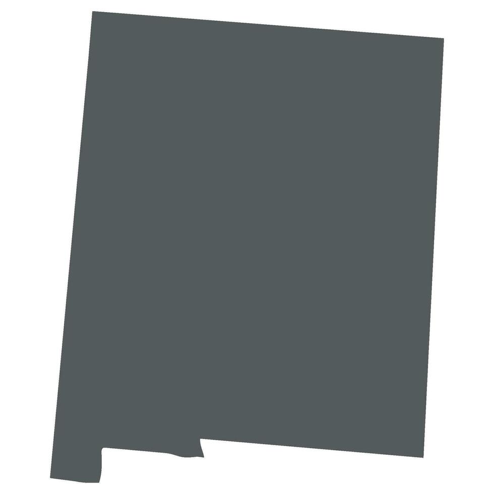 Novo México Estado mapa. mapa do a nos Estado do Novo México. vetor