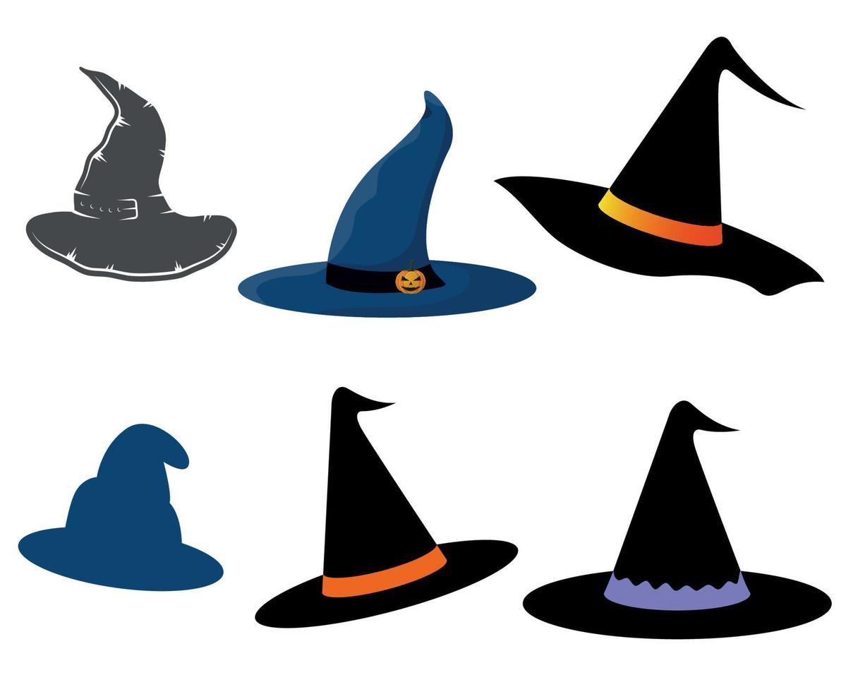 chapéus objetos sinais símbolos ilustração vetorial abstrato com fundo branco vetor