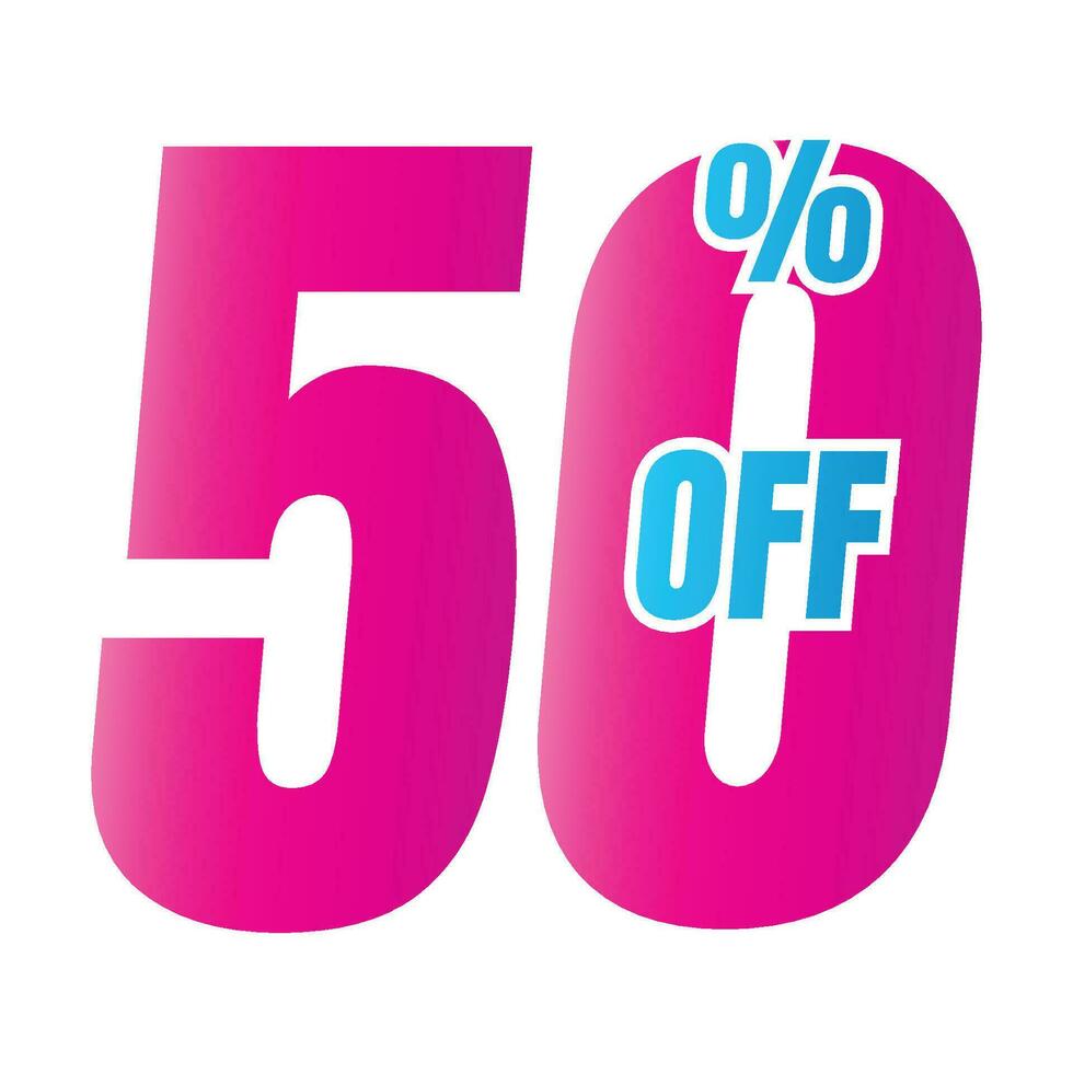 50. por cento desconto acordo placa ícone, 50. por cento especial oferta desconto vetor, 50. por cento venda preço redução oferta projeto, Sexta-feira compras venda desconto percentagem ícone Projeto vetor