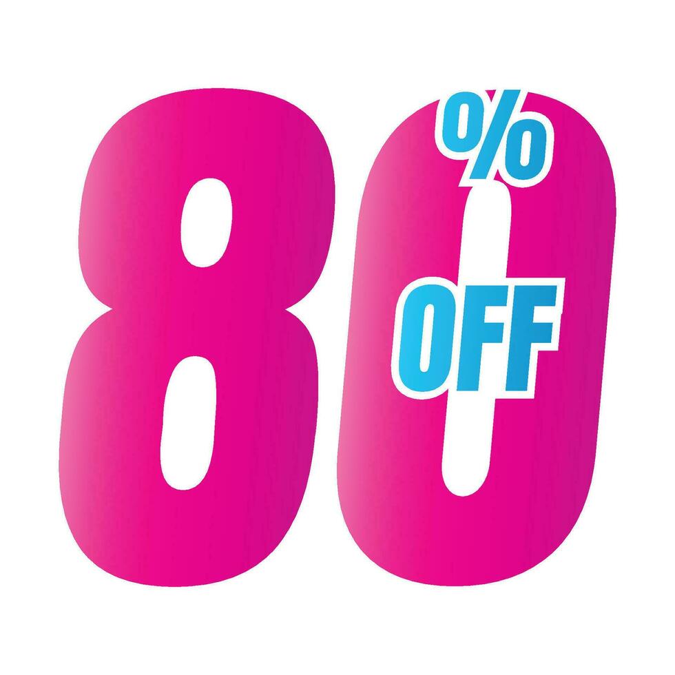 80 por cento desconto acordo placa ícone, 80 por cento especial oferta desconto vetor, 80 por cento venda preço redução oferta projeto, Sexta-feira compras venda desconto percentagem ícone Projeto vetor