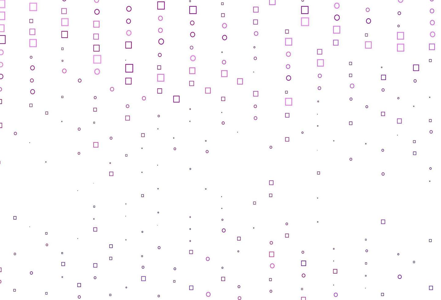 layout de vetor rosa claro, azul com retângulos, quadrados.