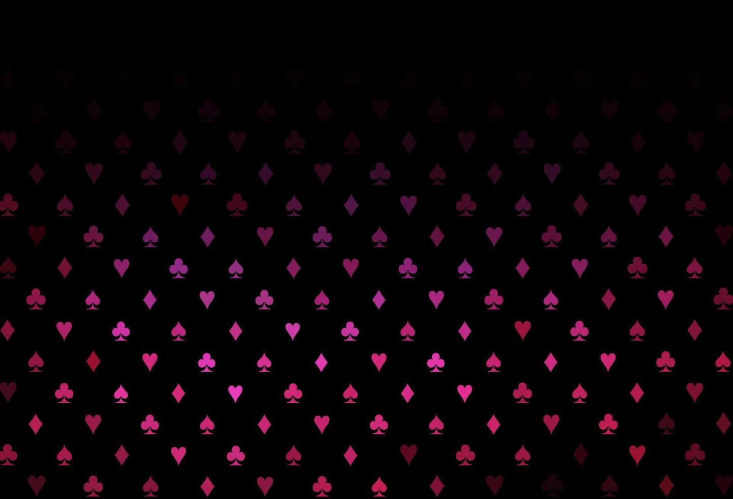 fundo vector rosa escuro com sinais de cartões.