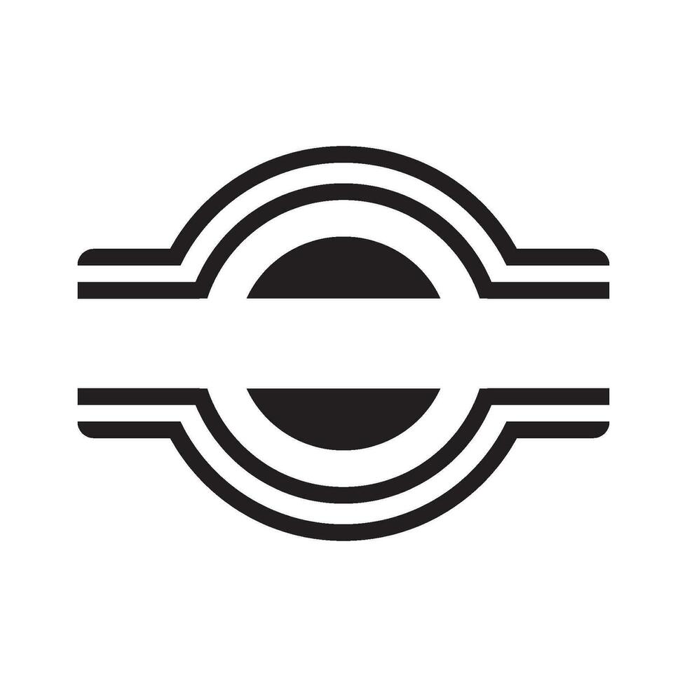 circular quadro, Armação logotipo ícone, vetor ilustração Projeto