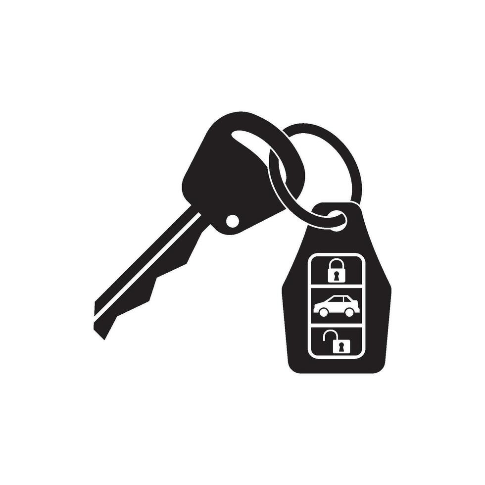 símbolo logotipo ícone, carro chave Projeto vetor ilustração
