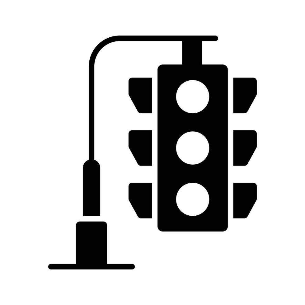 belas projetado vetor do tráfego sinais, tráfego luzes ícone