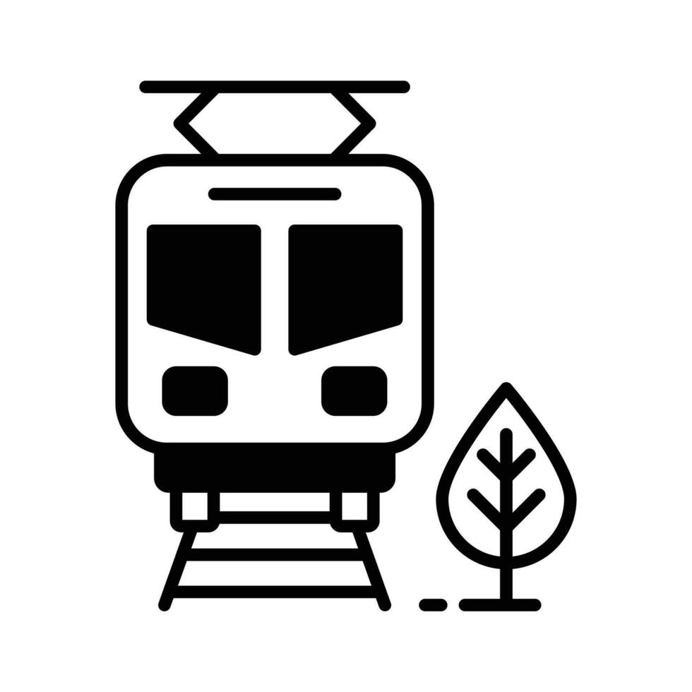 trem ícone projeto, pronto para usar isolado em branco fundo vetor