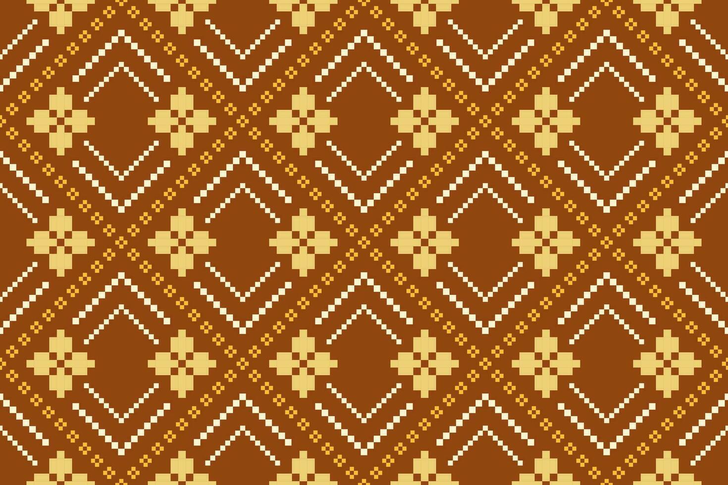 natureza safras Cruz ponto tradicional étnico padronizar paisley flor ikat fundo abstrato asteca africano indonésio indiano desatado padronizar para tecido impressão pano vestir tapete cortinas e sarongue vetor