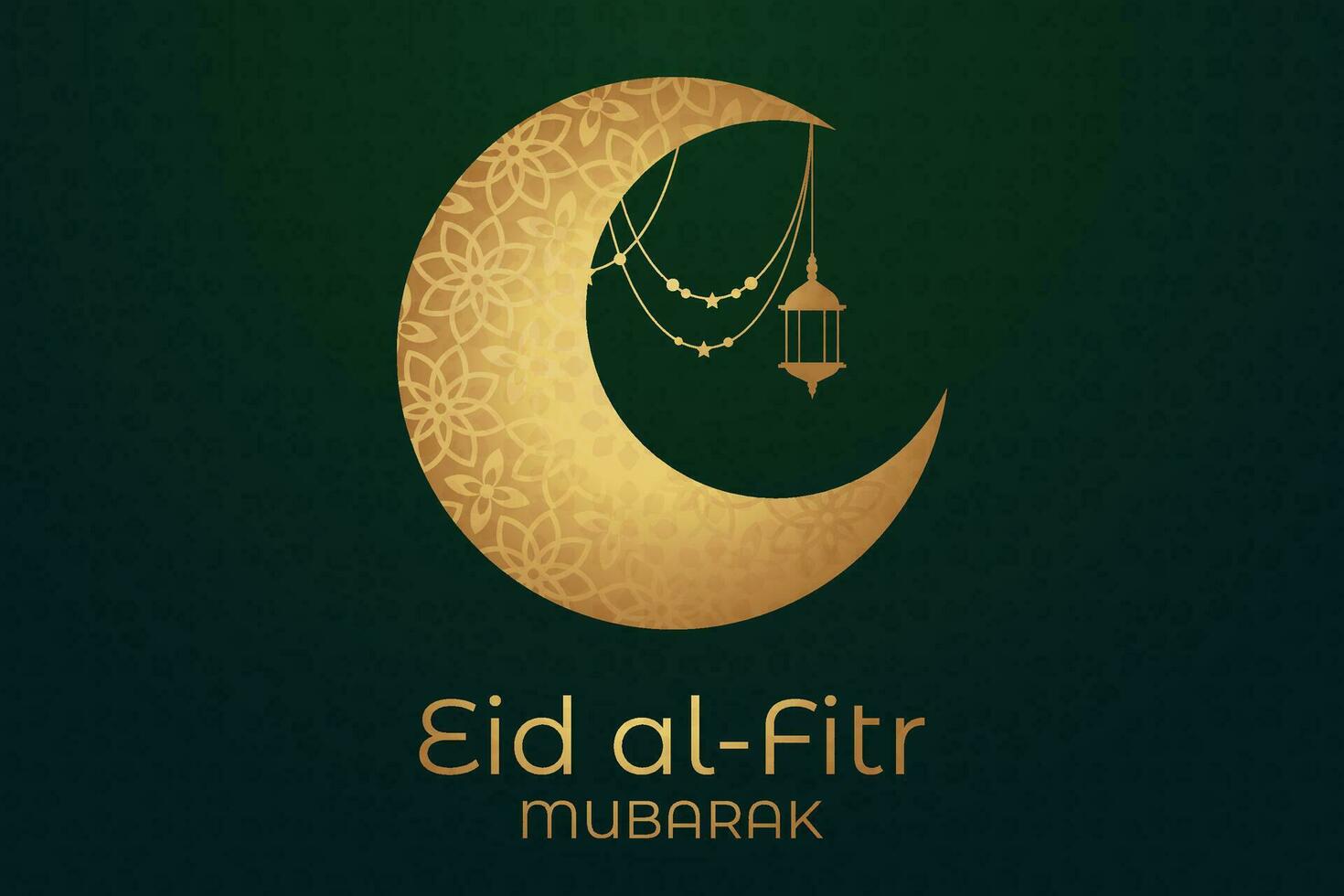 eid al-fitr Mubarak cumprimento cartão com mesquita e árabe texto vetor