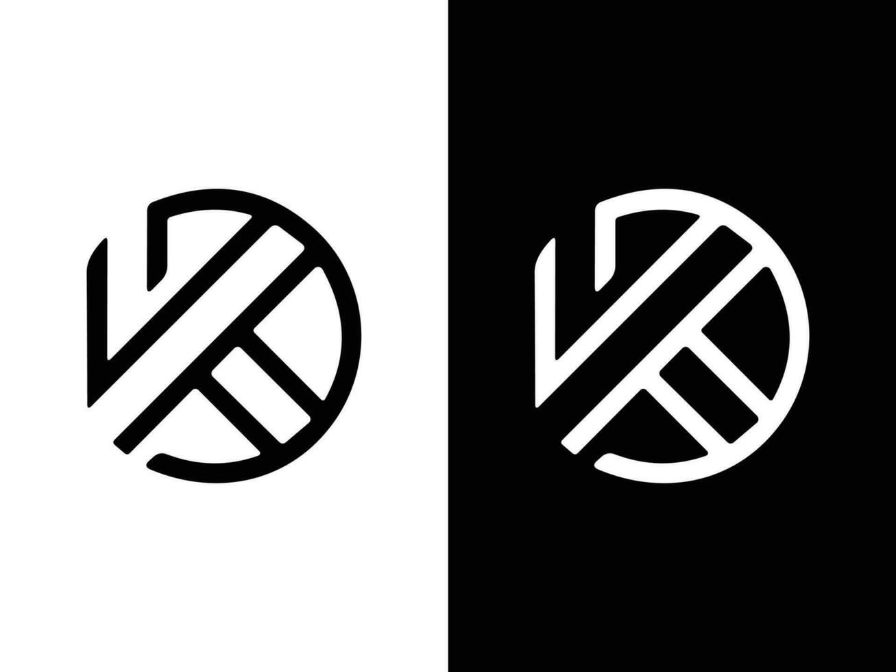 design do logotipo da letra k vetor