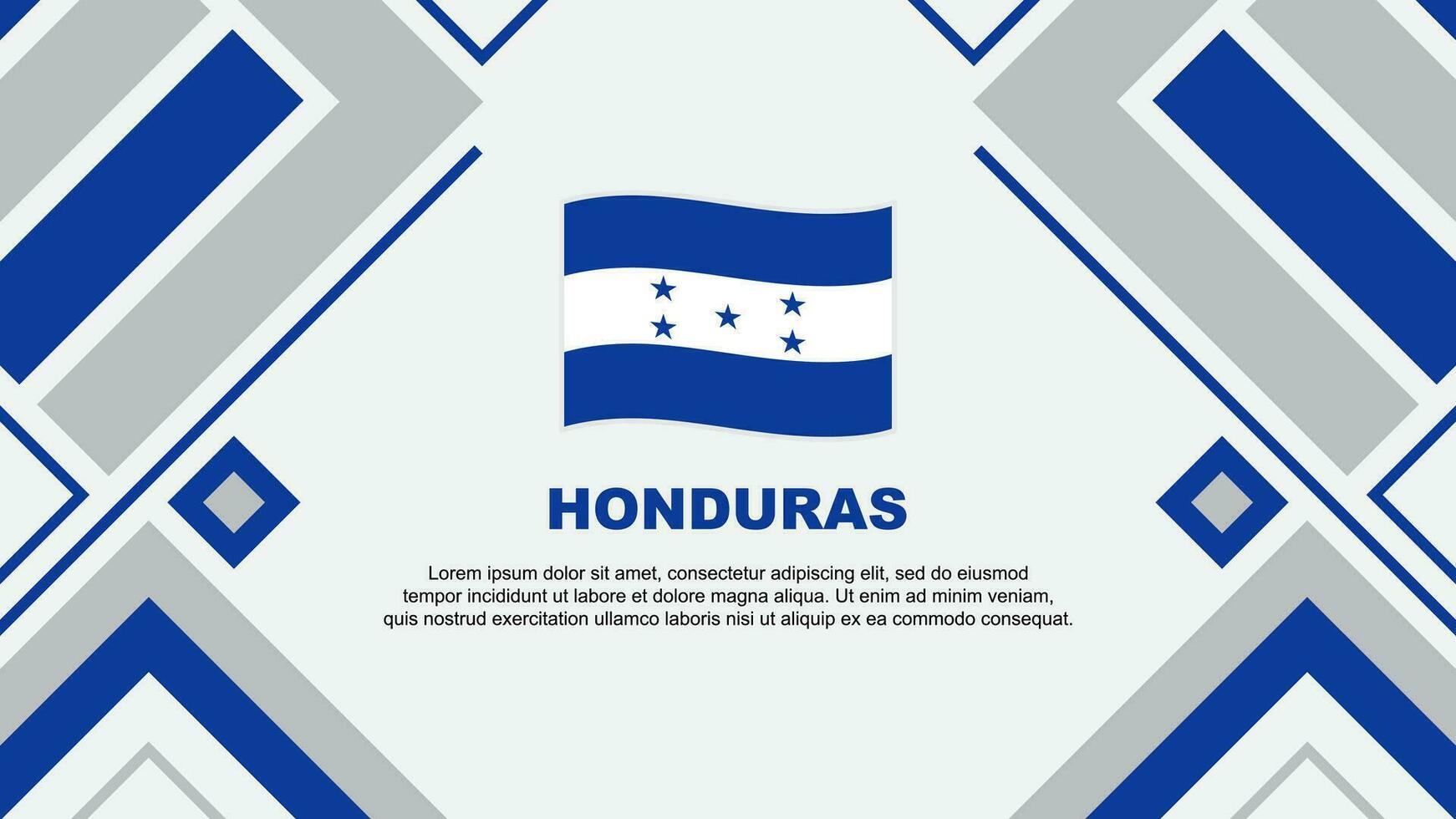 Honduras bandeira abstrato fundo Projeto modelo. Honduras independência dia bandeira papel de parede vetor ilustração. bandeira