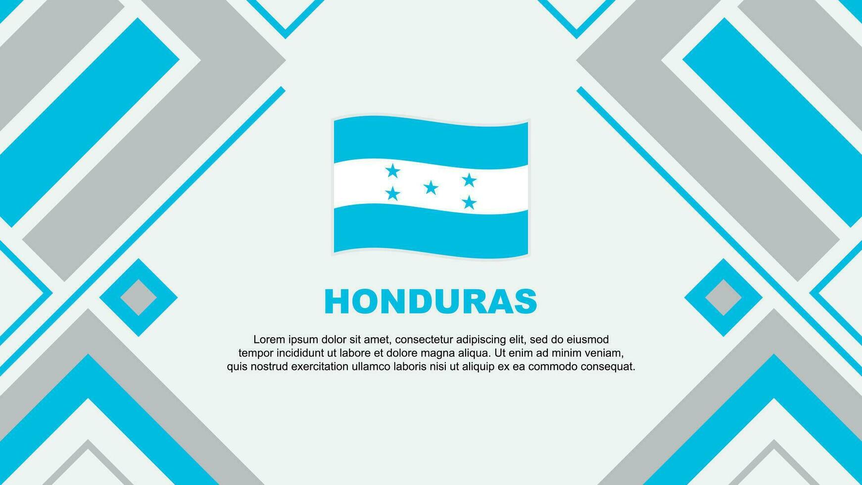 Honduras bandeira abstrato fundo Projeto modelo. Honduras independência dia bandeira papel de parede vetor ilustração. Honduras bandeira