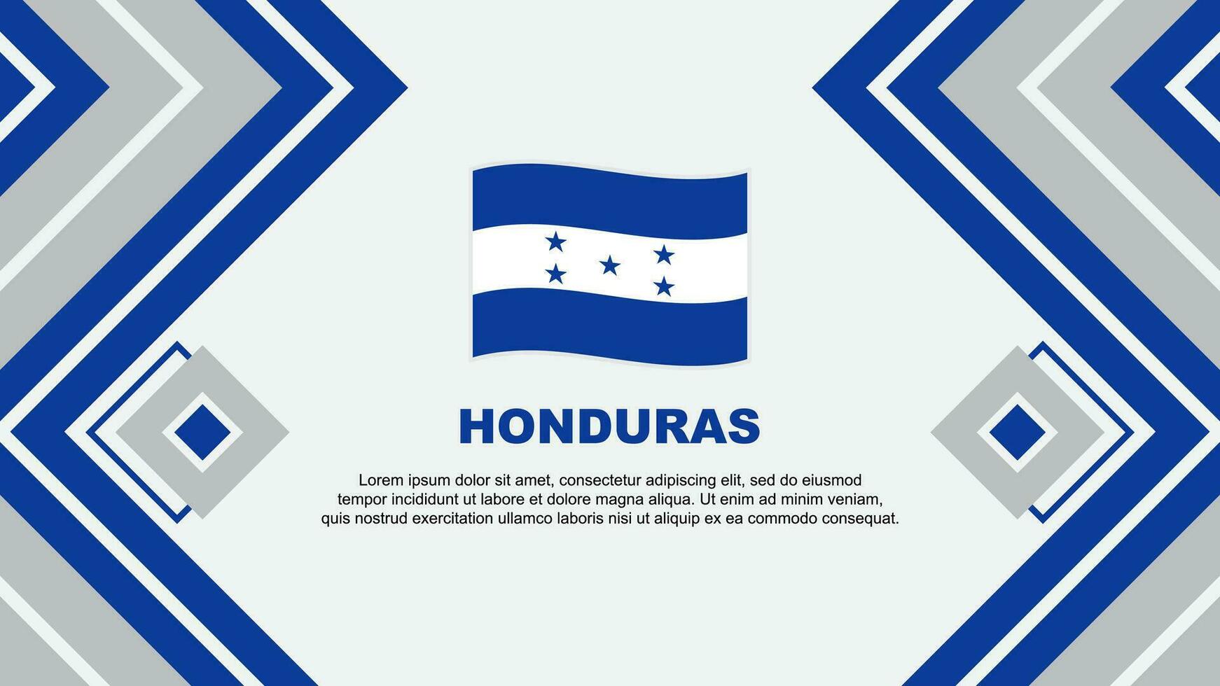 Honduras bandeira abstrato fundo Projeto modelo. Honduras independência dia bandeira papel de parede vetor ilustração. Projeto