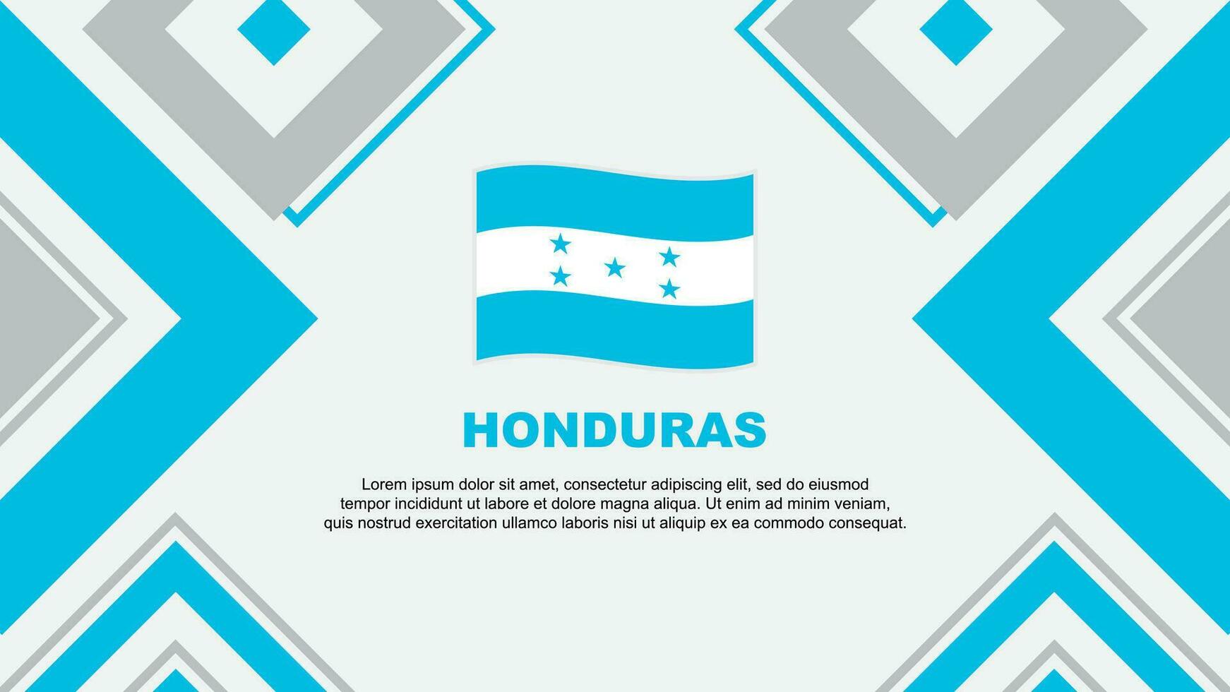 Honduras bandeira abstrato fundo Projeto modelo. Honduras independência dia bandeira papel de parede vetor ilustração. Honduras independência dia