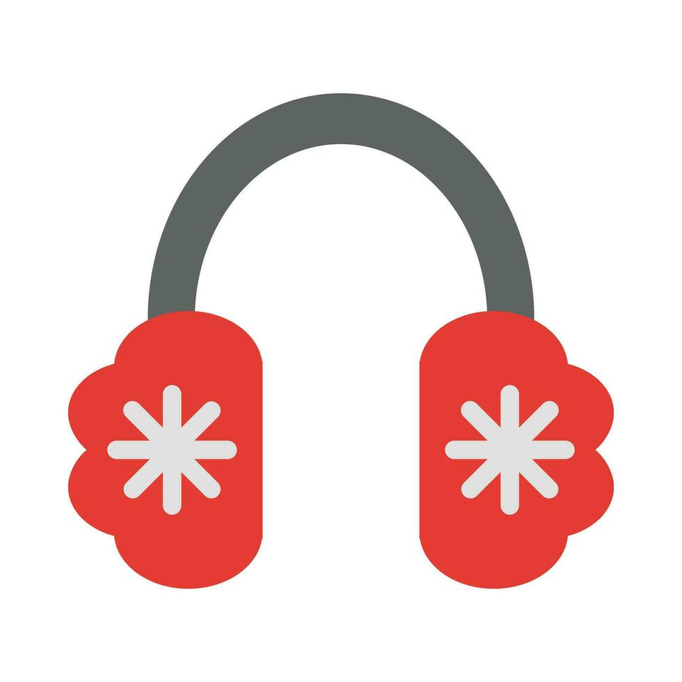 protetor de orelha vetor plano ícone para pessoal e comercial usar.