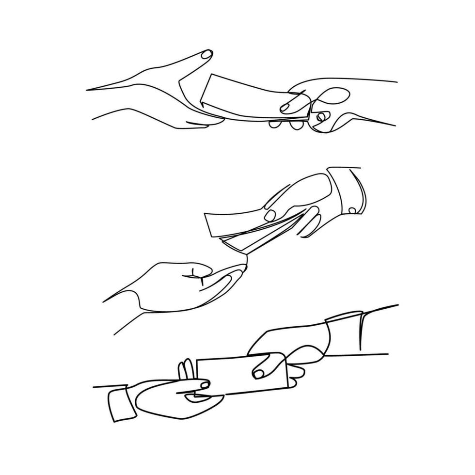 ilustração vetorial de mãos vetor