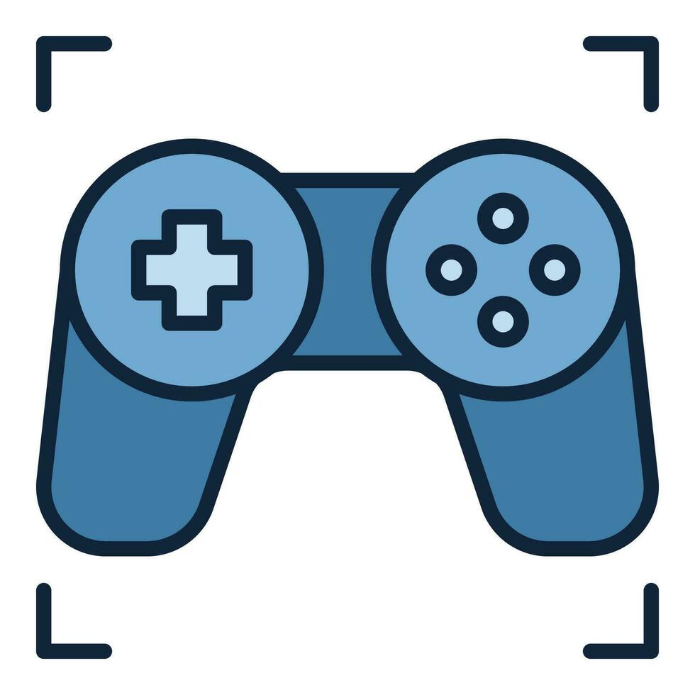 console vídeo jogos controlador vetor sem fio controle colori ícone ou logotipo elemento