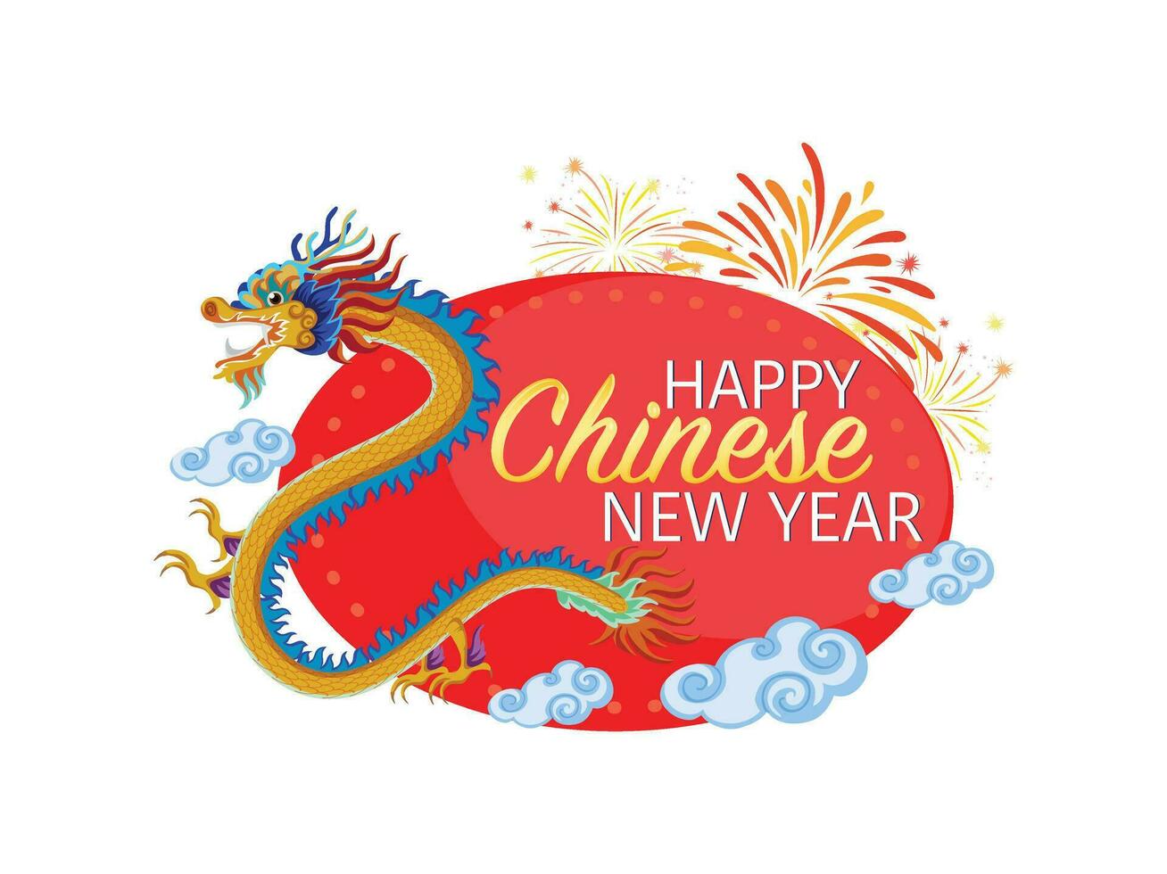 feliz Ano Novo Chinês vetor