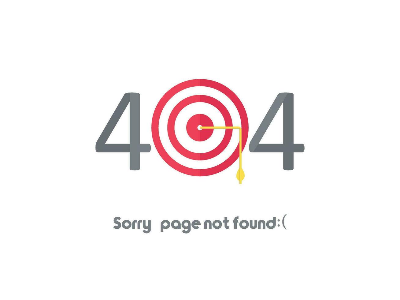 erro 404 página não encontrado vetor