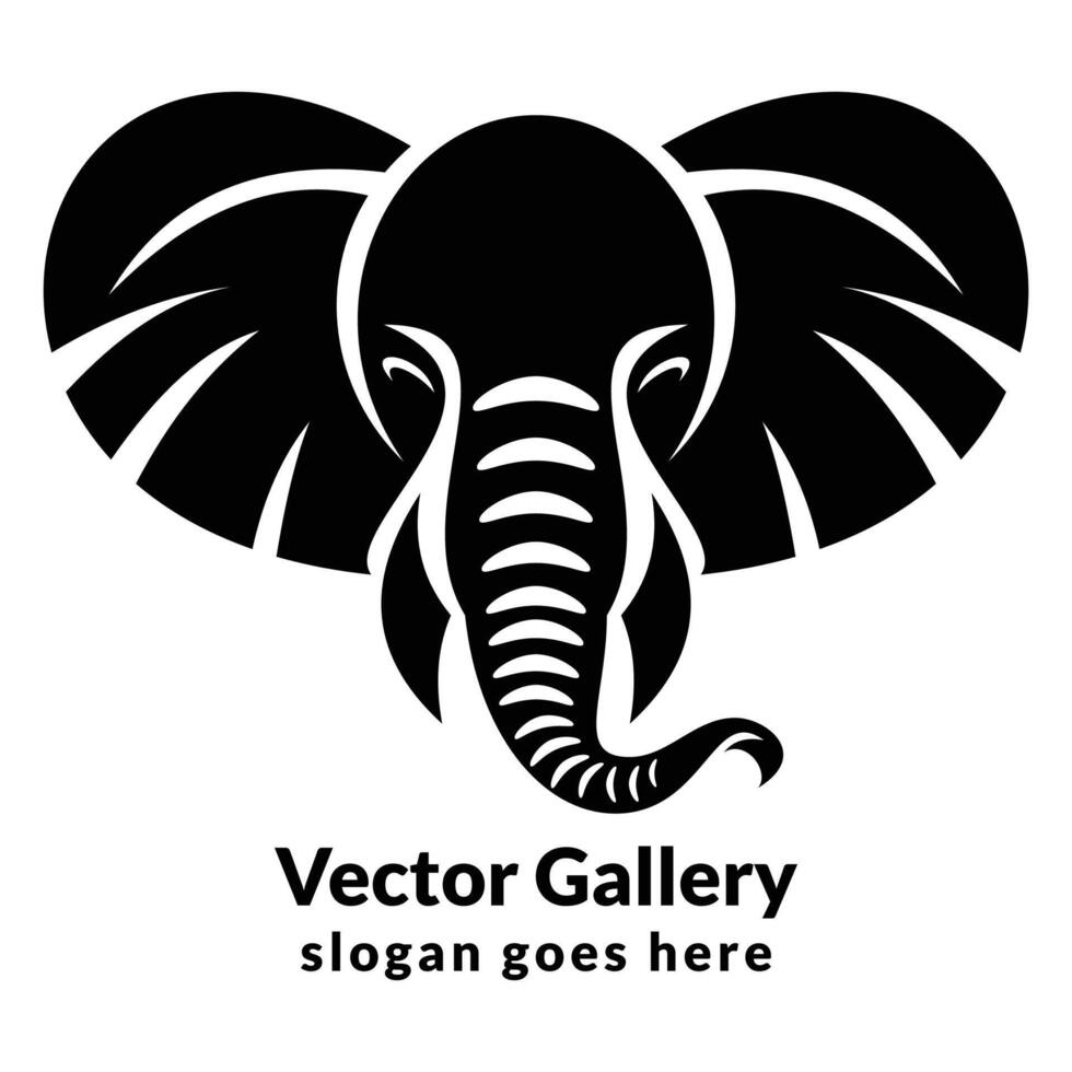 vetor elefante ilustração logotipo