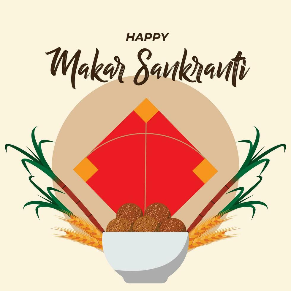 livre vetor feliz Makar Sankranti festival