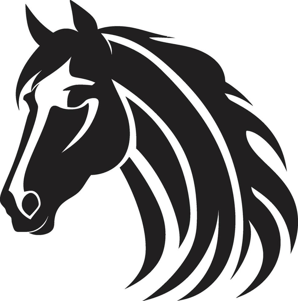 galopando graça emblemático cavalo ícone nobre cascos cavalo ícone Projeto vetor