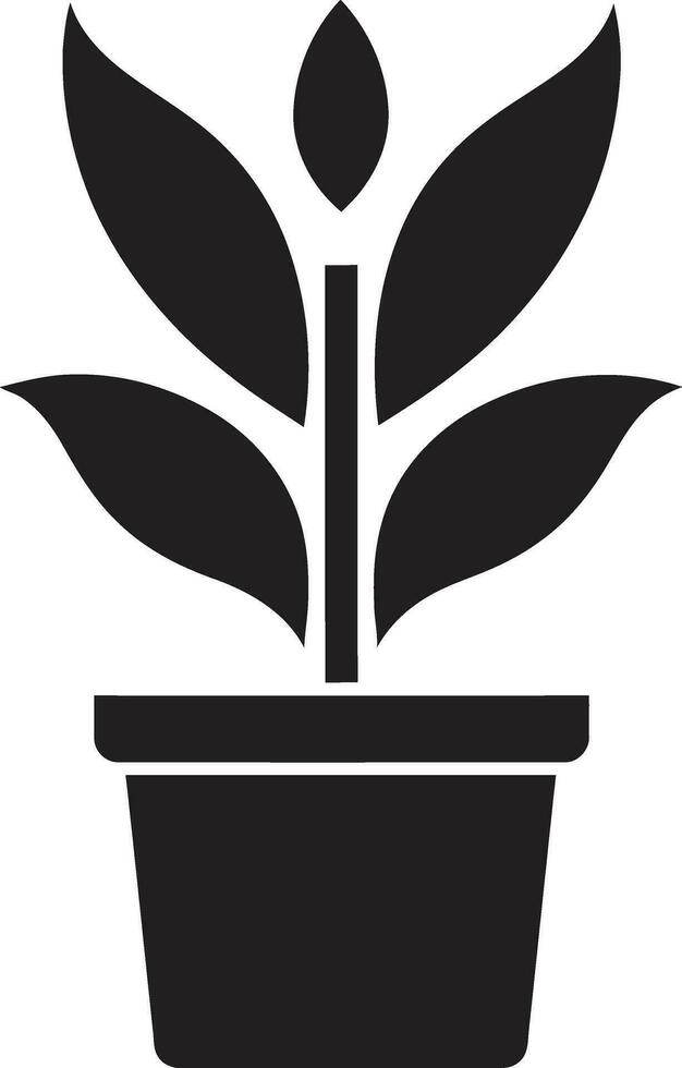botânico beleza emblemático plantar ícone sempre-verde elegância logotipo vetor ícone