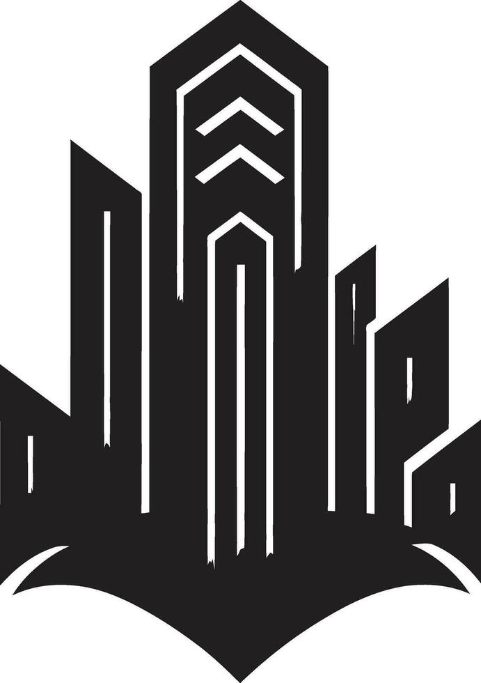 metro matriz realty emblemático ícone elite propriedades logotipo vetor real Estado