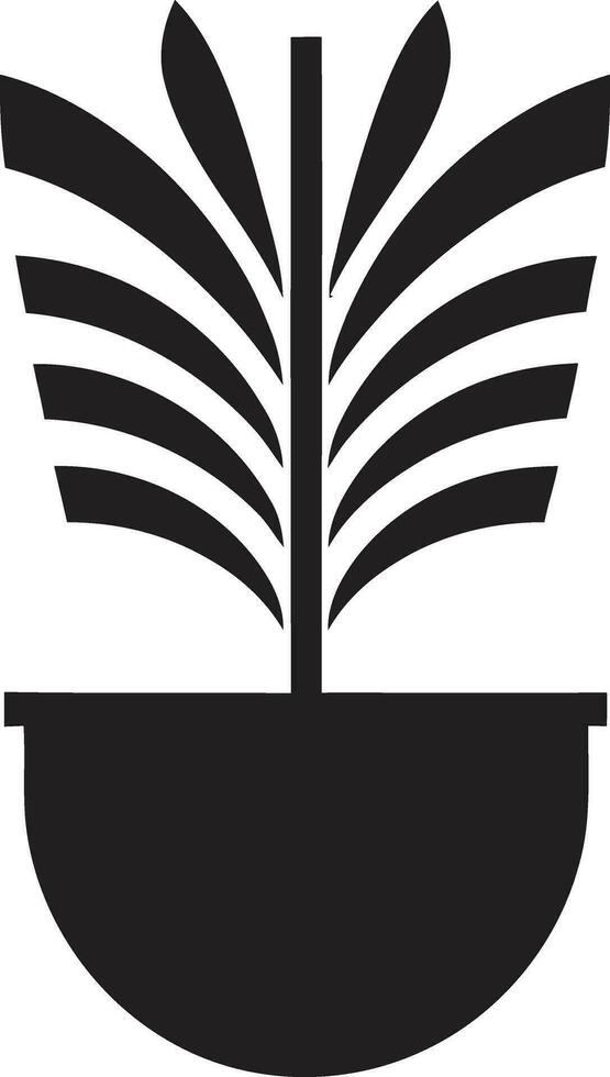 orgânico oásis plantar logotipo Projeto frondoso legado emblemático plantar ícone vetor