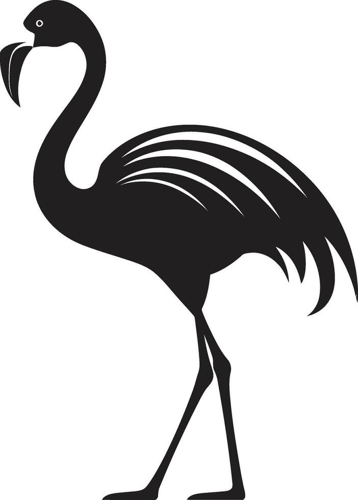 vibrante asas flamingo ícone logotipo vetor flamingo voar pássaro emblema Projeto