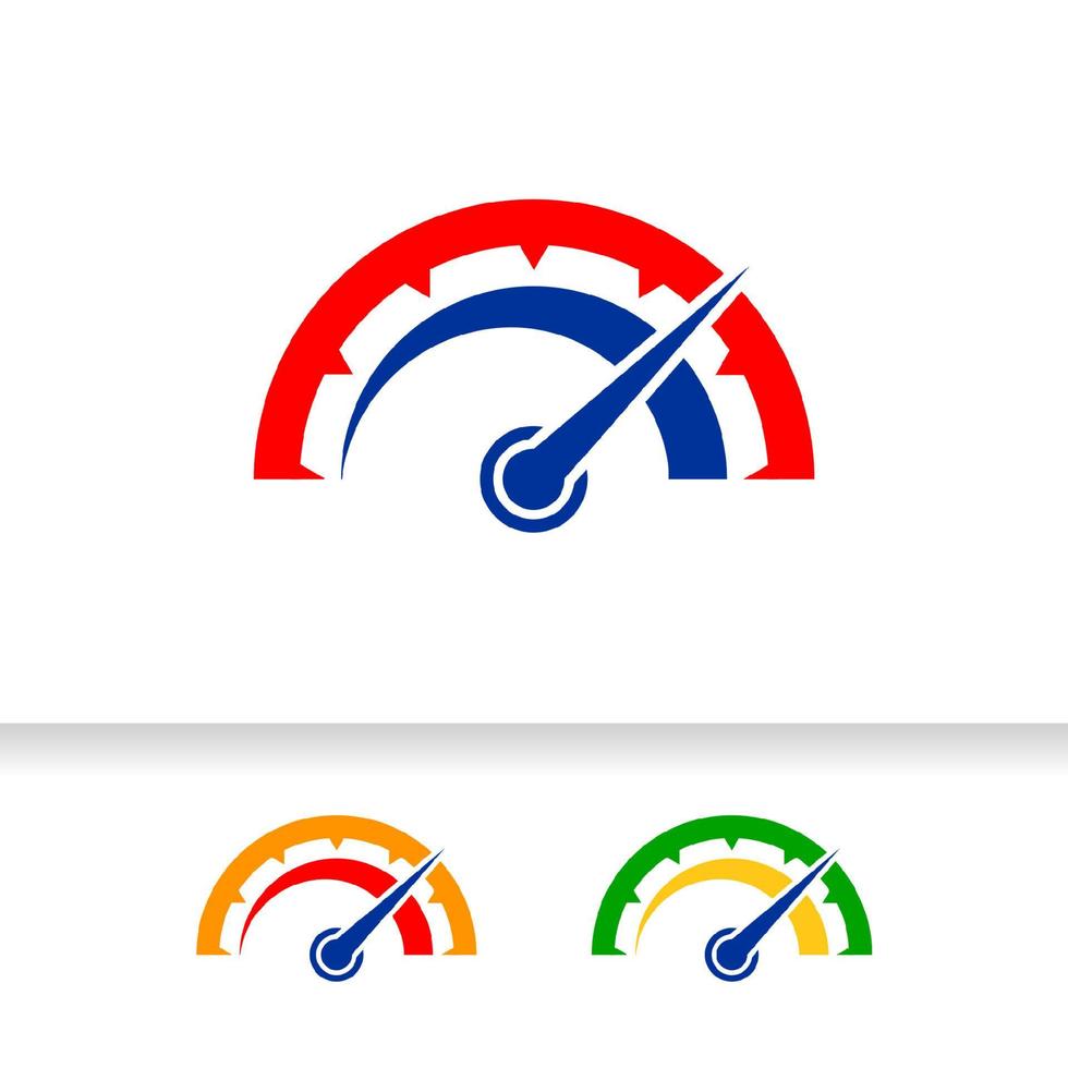 ícone do vetor indicador de velocidade. modelo de design de símbolo de velocímetro