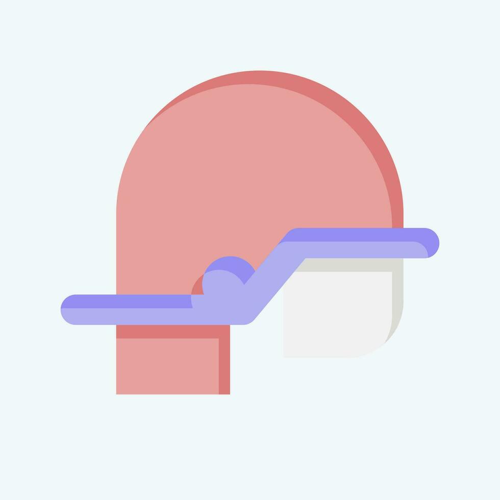 ícone capacete. relacionado para bombeiro símbolo. plano estilo. simples Projeto editável. simples ilustração vetor