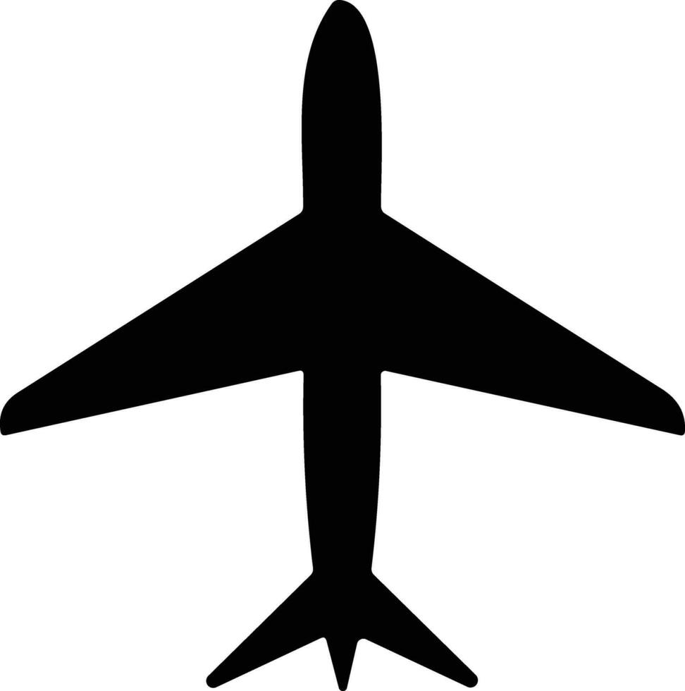 avião ícones. aeronaves plano estilo. jato avião. voar viagem símbolo. vetor