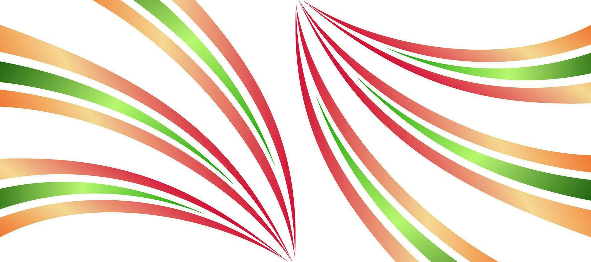 abstrato tricolor gradiente listras indiano bandeira fundo vetor