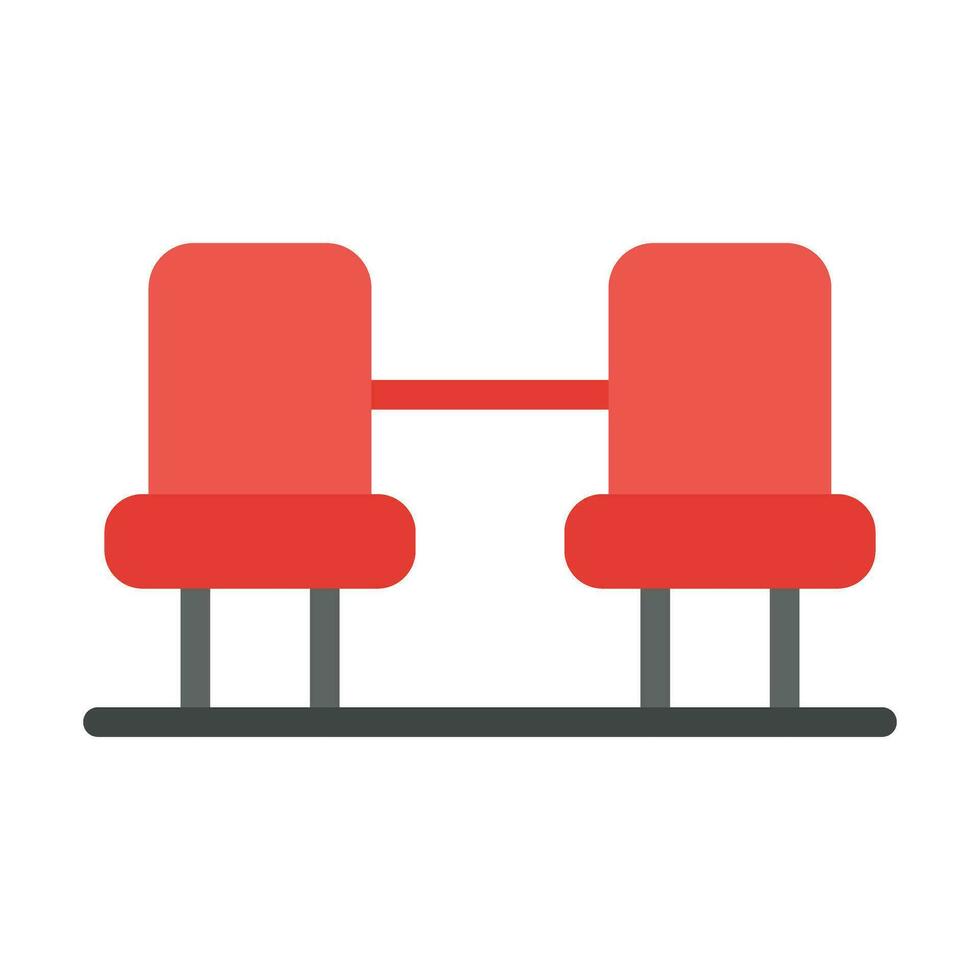 assentos vetor plano ícone para pessoal e comercial usar.